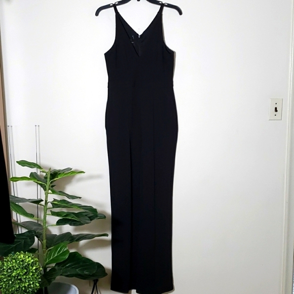 Donna Morgan wide leg pants jumpsuit, night out, event, black, women's size 6 - Picture 1 of 9